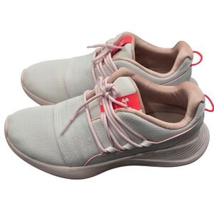 Under Armour Sneakers Women Size 8 Gray Pink Training‎ Shoes Sporty Y2K Gym